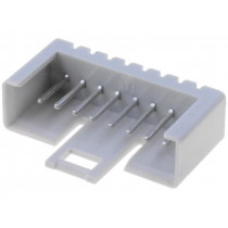 PZ1308; Socket; IDC; male; PIN: 8; straight; THT; tinned; 2.54mm; Layout: 1x8; TOMIC