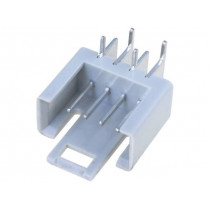 PZ2104; Socket; IDC; male; PIN: 4; angled 90°; THT; tinned; 2.54mm; TOMIC