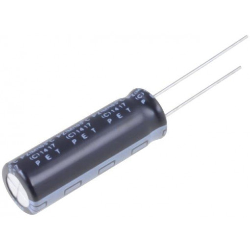 PZ2G270MNN1030; Capacitor: electrolytic; THT; 27uF; 400VDC; Ø10x30mm; ±20%; 2000h; Elite