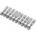 0368800000 Q 10 SAK4; Screw bridge; Application: SAK4; ways: 10; WEIDMÜLLER 0368800000 Q 10 SAK4; Screw bridge; Application: SAK4; ways: 10; WEIDMÜLLER