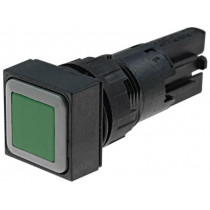 Q18DR-GN; Switch: push-button; Stabl.pos: 2; 16mm; green; Pos: 2; -25÷70°C; EATON ELECTRIC