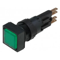 Q18LF-GN; Control lamp; 16mm; RMQ-16; -25÷70°C; Ø16.2mm; Colour: green; EATON ELECTRIC