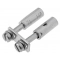 0456700000 Q 2 SAK6N; Screw bridge; Application: SAK6; ways: 2; WEIDMÜLLER 0456700000 Q 2 SAK6N; Screw bridge; Application: SAK6; ways: 2; WEIDMÜLLER