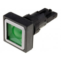 Q25D-GN; Switch: push-button; Stabl.pos: 1; 16mm; green; Pos: 2; -25÷70°C; EATON ELECTRIC