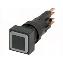 Q25DR-SW; Switch: push-button; Stabl.pos: 2; 16mm; black; Pos: 2; -25÷70°C; EATON ELECTRIC