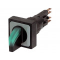 Q25LWK3R2-GN; Switch: rotary; 16mm; Man.series: RMQ-16; EATON ELECTRIC Q25LWK3R2-GN; Switch: rotary; 16mm; Man.series: RMQ-16; EATON ELECTRIC