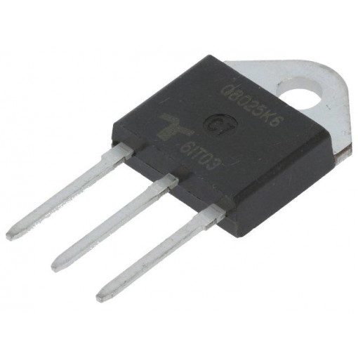 Q8025K6TP; Triac; 800V; 25A; 80mA; THT; alternistor,glass passivated; tube; LITTELFUSE