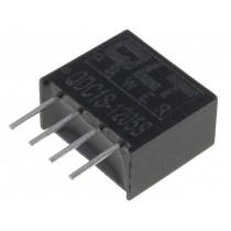 QDC1S-1205S; Converter: DC/DC; 1W; Uin: 10.8÷13.2V; 5VDC; SIL4; 7x11.7x10mm; QLT POWER QDC1S-1205S; Converter: DC/DC; 1W; Uin: 10.8÷13.2V; 5VDC; SIL4; 7x11.7x10mm; QLT POWER