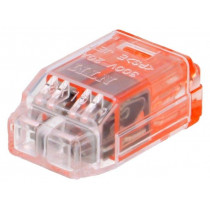 QLX 2-RCL; Installation quick splice; QLX; spring clamp; 1.5÷2.5mm2; 600V; NICHIFU