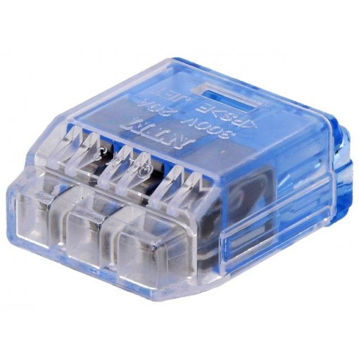 QLX 3-BCL; Installation quick splice; QLX; spring clamp; 1.5÷2.5mm2; 600V; NICHIFU