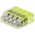 QLX 4-YCL; Installation quick splice; QLX; spring clamp; 1.5÷2.5mm2; 600V; NICHIFU