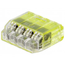 QLX 4-YCL; Installation quick splice; QLX; spring clamp; 1.5÷2.5mm2; 600V; NICHIFU
