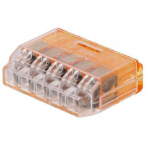 QLX 5-OCL; Installation quick splice; QLX; spring clamp; 1.5÷2.5mm2; 600V; NICHIFU