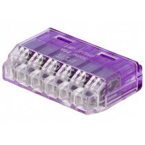 QLX 6-PCL; Installation quick splice; QLX; spring clamp; 1.5÷2.5mm2; 600V; NICHIFU