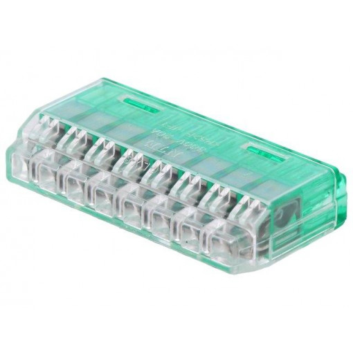 QLX 8-GCL; Installation quick splice; QLX; spring clamp; 1.5÷2.5mm2; 600V; NICHIFU