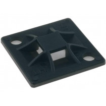 151-10914; Screw down self-adhesive holder; polyamide; black; Ht: 3.7mm; HELLERMANNTYTON 151-10914; Screw down self-adhesive holder; polyamide; black; Ht: 3.7mm; HELLERMANNTYTON