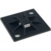 151-10915; Screw down self-adhesive holder; polyamide; black; Ht: 4.5mm; HELLERMANNTYTON 151-10915; Screw down self-adhesive holder; polyamide; black; Ht: 4.5mm; HELLERMANNTYTON