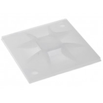 151-10906; Screw down self-adhesive holder; polyamide; natural; Ht: 5.5mm; HELLERMANNTYTON 151-10906; Screw down self-adhesive holder; polyamide; natural; Ht: 5.5mm; HELLERMANNTYTON