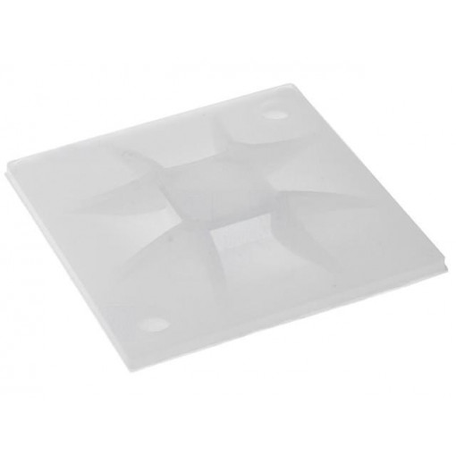 151-10906; Screw down self-adhesive holder; polyamide; natural; Ht: 5.5mm; HELLERMANNTYTON 151-10906; Screw down self-adhesive holder; polyamide; natural; Ht: 5.5mm; HELLERMANNTYTON