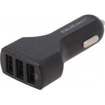 50027; Automotive power supply; USB A socket x3; Sup.volt: 12÷24VDC; QOLTEC 50027; Automotive power supply; USB A socket x3; Sup.volt: 12÷24VDC; QOLTEC
