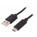 50489; Cable; D-Sub 15pin HD plug,both sides; 3m; Colour: black; Goobay