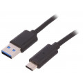 50492; Cable; USB 3.0; USB A plug,USB C plug; 1.5m; QOLTEC