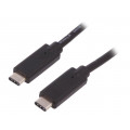 50501; Cable; USB 3.1; both sides,USB C plug; 1m; QOLTEC