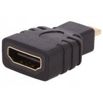 50506; Adapter; HDMI socket,HDMI micro plug; Colour: black; QOLTEC