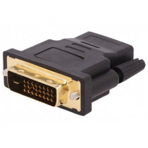 50514; Adapter; DVI-D (24+1) plug,HDMI socket; Colour: black; QOLTEC