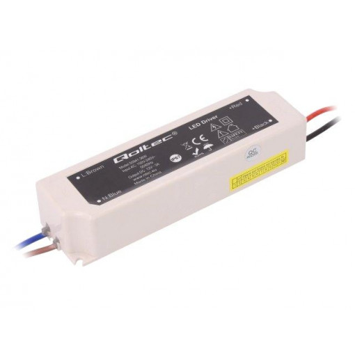 50941; Power supply: switched-mode; LED; 36W; 12VDC; 3A; IP67; OUT: 1; QOLTEC
