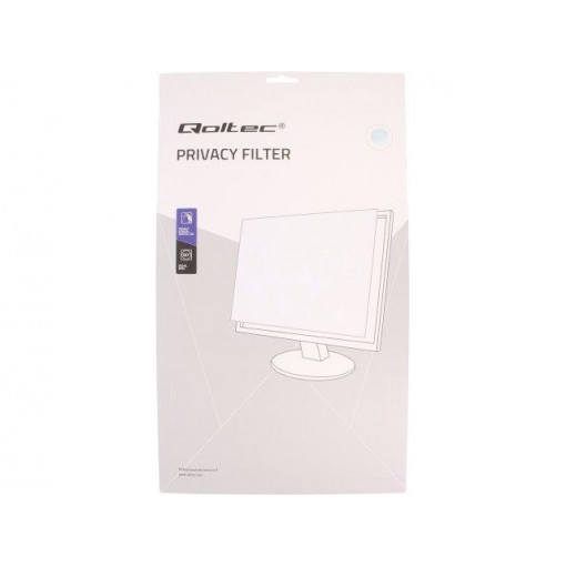 51055; Privacy filter; natural (transparent); Thk: 0.5mm; 21.5