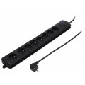 50113; Plug socket strip: protective; Sockets: 8; 250VAC; 16A; QOLTEC
