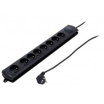 50114; Plug socket strip: protective; Sockets: 8; 250VAC; 16A; QOLTEC