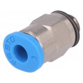 153302; Push-in fitting; threaded,straight; M5; outside; -0.95÷6bar; FESTO