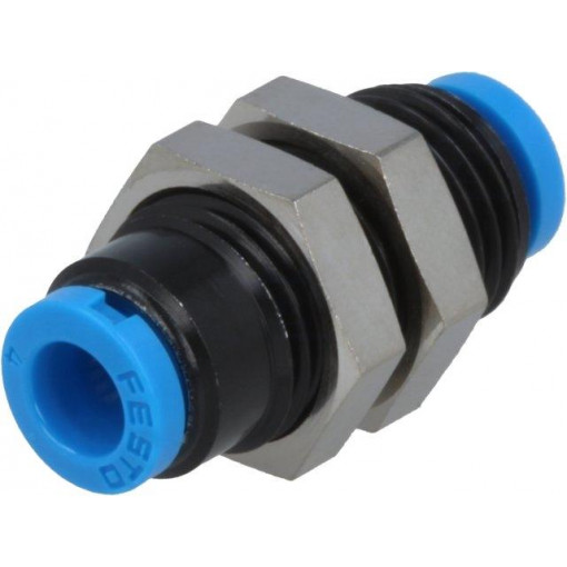153376; Push-in fitting; threaded,straight; M10; outside; -0.95÷6bar; FESTO