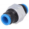 153377; Push-in fitting; threaded,straight; M12; outside; -0.95÷6bar; FESTO