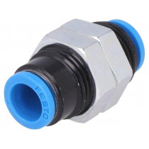 153377; Push-in fitting; threaded,straight; M12; outside; -0.95÷6bar; FESTO