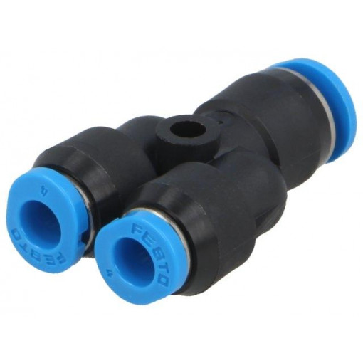 153374; Tee fitting; reductive,plug-in; -95÷6bar; Mat: polymer; Øin: 6mm; FESTO