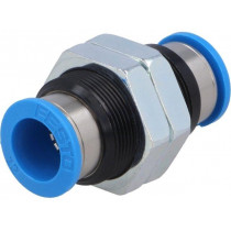 153161; Push-in fitting; threaded,straight; M22; outside; -0.95÷6bar; FESTO