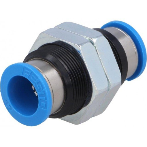 153161; Push-in fitting; threaded,straight; M22; outside; -0.95÷6bar; FESTO