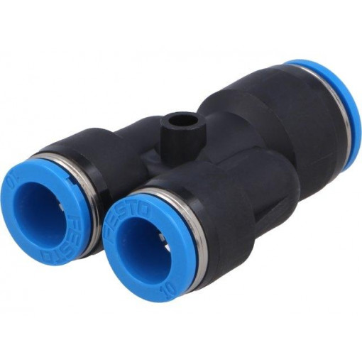 153156; Tee fitting; reductive,plug-in; -95÷6bar; Mat: polymer; Øin: 12mm; FESTO