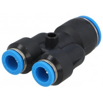 130612; Tee fitting; reductive,plug-in; -95÷6bar; Mat: polymer; Øin: 12mm; FESTO 130612; Tee fitting; reductive,plug-in; -95÷6bar; Mat: polymer; Øin: 12mm; FESTO