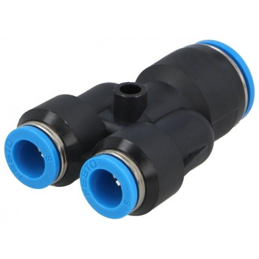130612; Tee fitting; reductive,plug-in; -95÷6bar; Mat: polymer; Øin: 12mm; FESTO