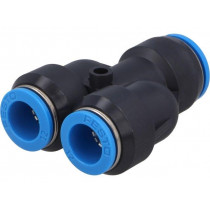 190708; Tee fitting; reductive,plug-in; -95÷6bar; Mat: polymer; Øin: 16mm; FESTO