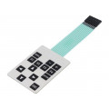 ; Keypad: membrane; No.of butt: 13; W: 54mm; Pitch: 2.54mm; L: 72mm; QWERTY ; Keypad: membrane; No.of butt: 13; W: 54mm; Pitch: 2.54mm; L: 72mm; QWERTY