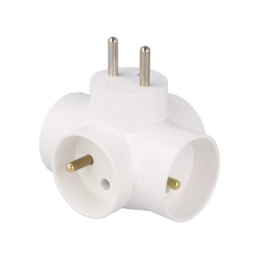 R-48; Connector: AC supply; splitter; 2P+PE; Type: round,with earthing; TIMEX-ELEKTRO R-48; Connector: AC supply; splitter; 2P+PE; Type: round,with earthing; TIMEX-ELEKTRO