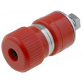 R1-26B RED; Socket; 4mm banana; 30A; 60VDC; red; nickel plated; screw,on panel; SCI R1-26B RED; Socket; 4mm banana; 30A; 60VDC; red; nickel plated; screw,on panel; SCI