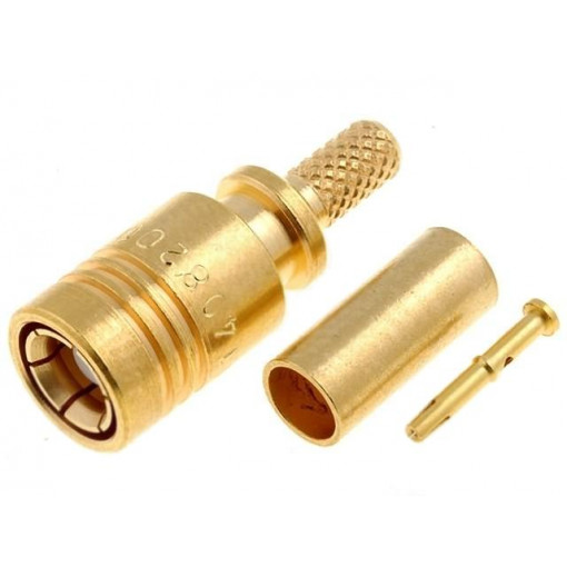 R114082000; Plug; SMB; female; straight; 50Ω; RG174,RG179,RG316; 2.6mm; crimped; RADIALL