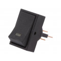 R13-207L-01-BBY; ROCKER; SPST; Pos: 2; OFF-ON; 25A/12VDC; orange; LED 12VDC,point; SCI R13-207L-01-BBY; ROCKER; SPST; Pos: 2; OFF-ON; 25A/12VDC; orange; LED 12VDC,point; SCI