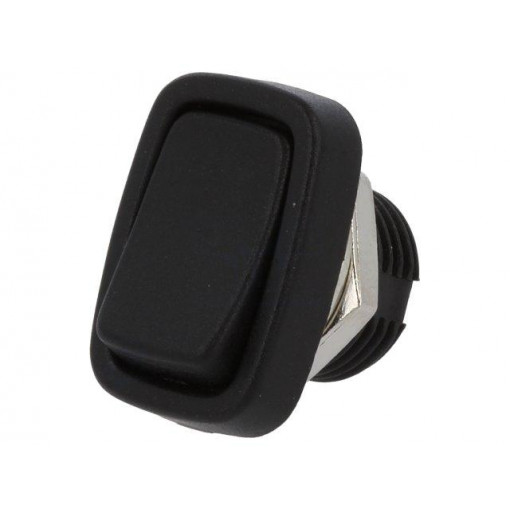 R13-213A-03; ROCKER; SPST; Pos: 2; OFF-ON; 3A/250VAC; black; none; 50mΩ; SCI
